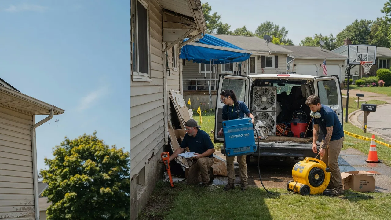 Ceiling Leak Cleanup in Heath, OH near me