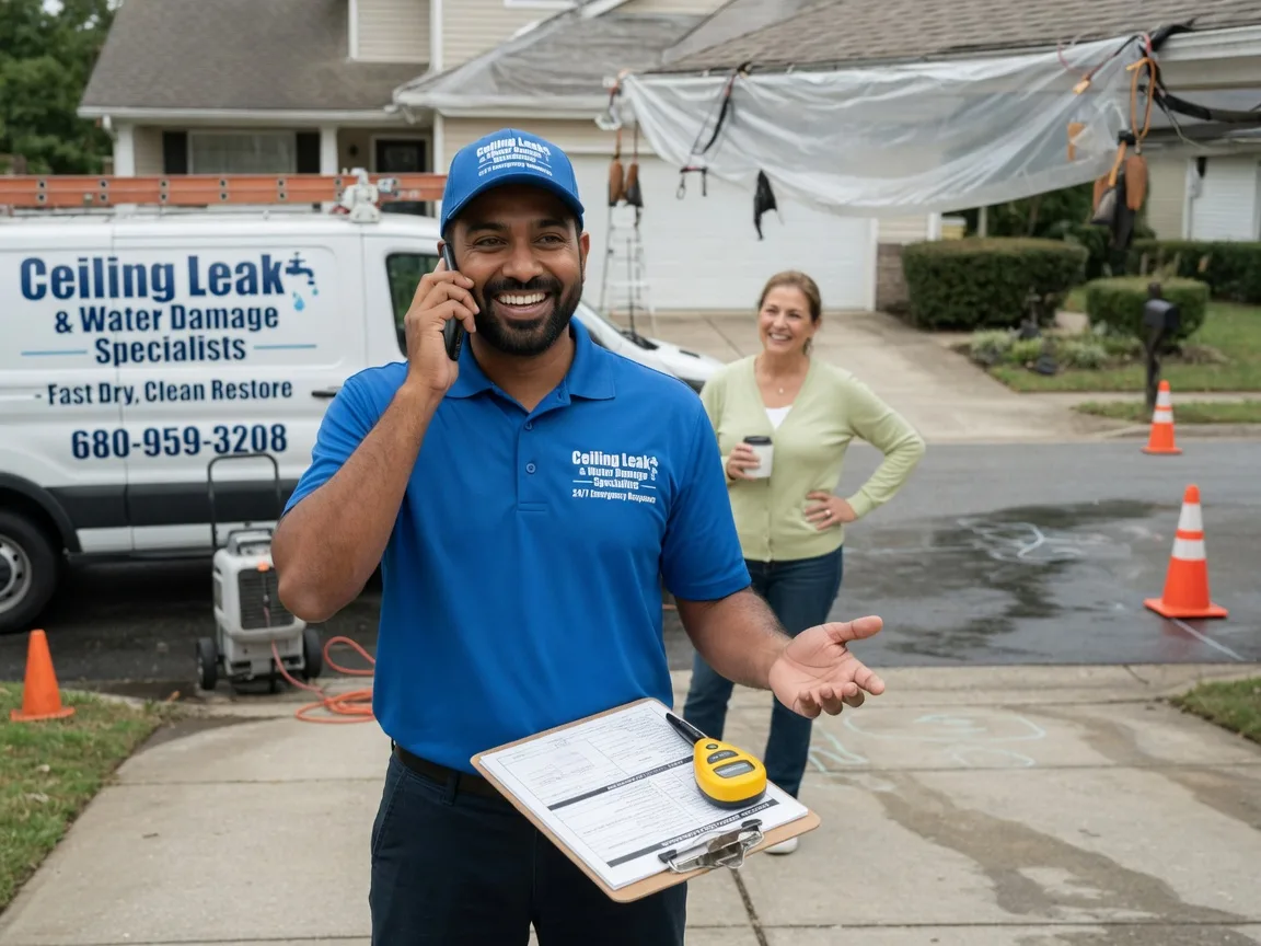 Ceiling Leak Cleanup Heath, OH FAQs